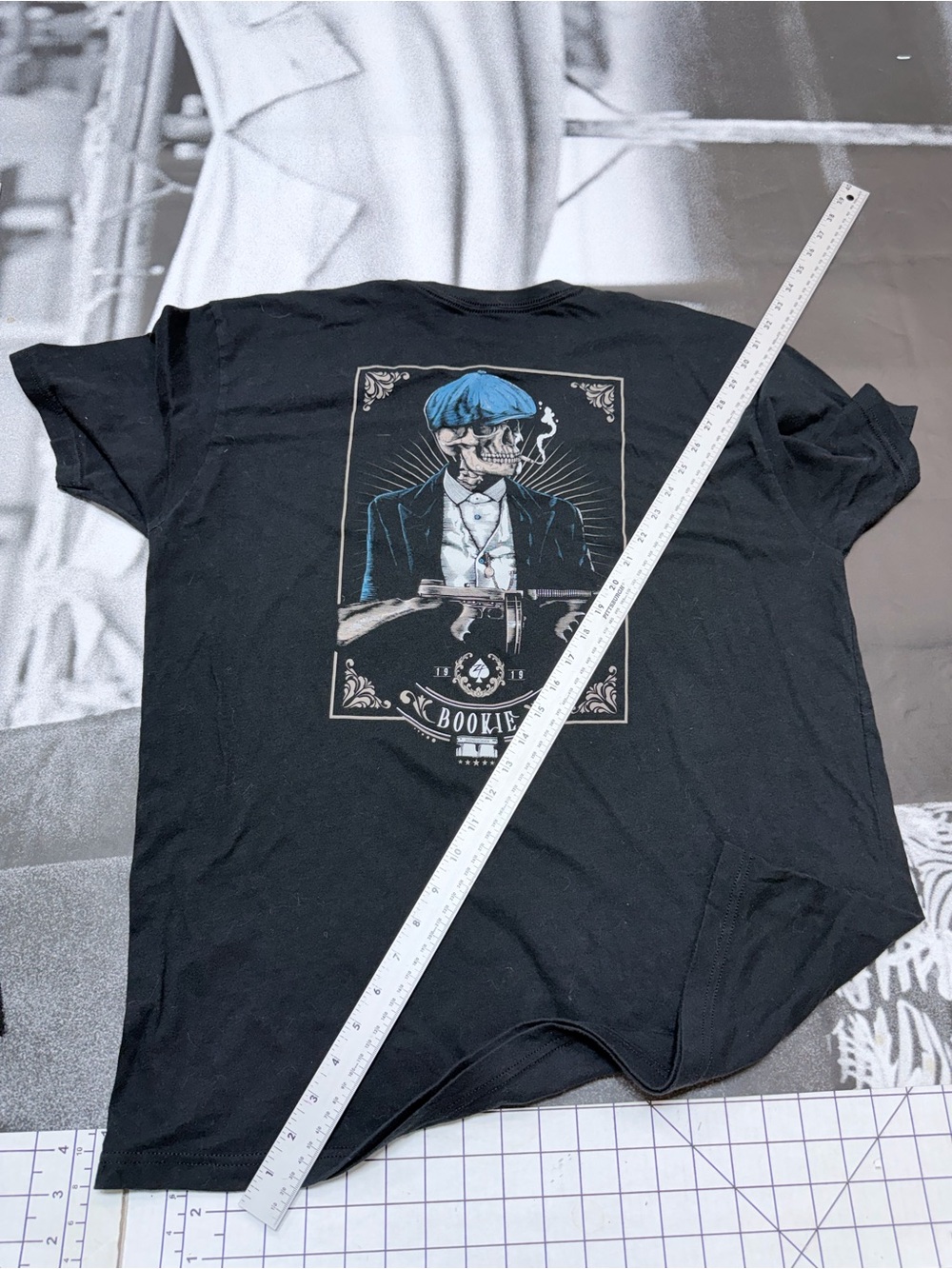 Zero Foxtrot The Bookie men’s sz XL tee A6 - Picture 5 of 5